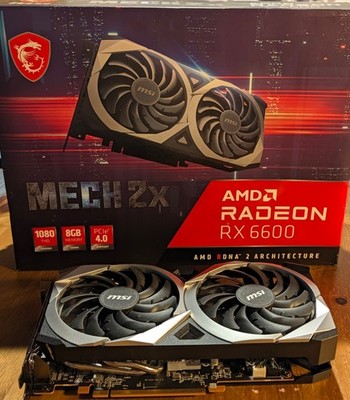 MSI Radeon RX 6600 MECH 2X 8GB GDDR6 Grafikkarte