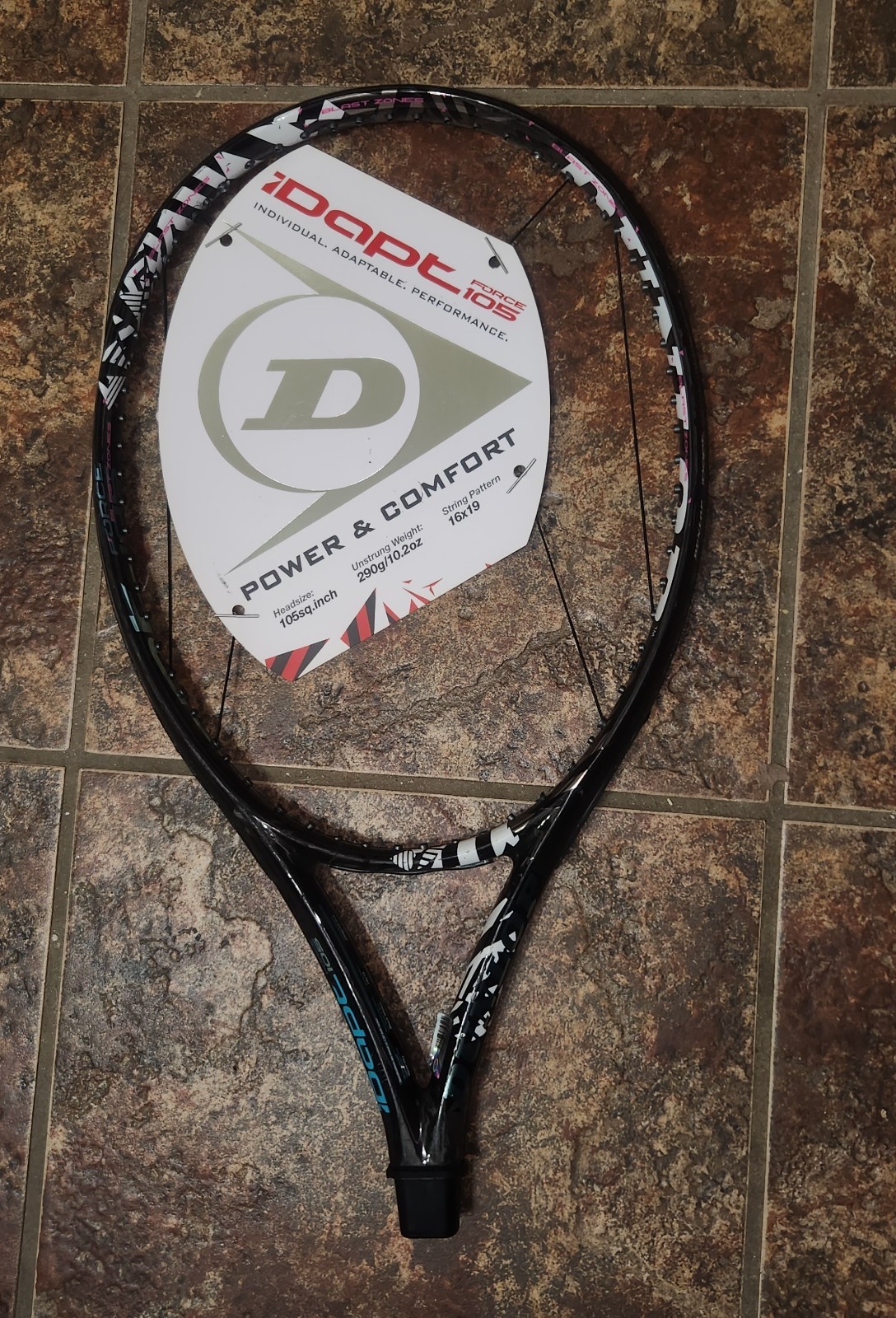 Dunlop idapt head throat sections Force 105 head size
