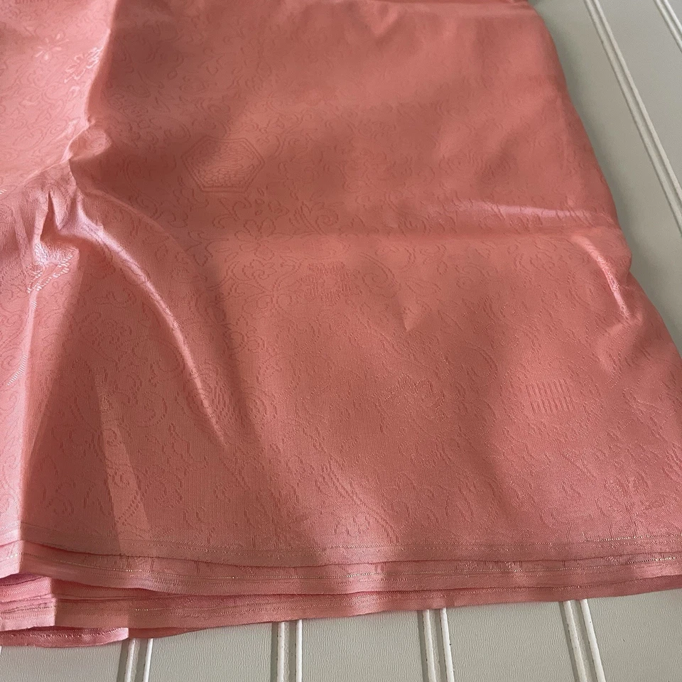 SILK SALMON FABRIC 13 Yards x 22 Inches Wide or 468 Inches x 22 Wide - Image 3 of 4
