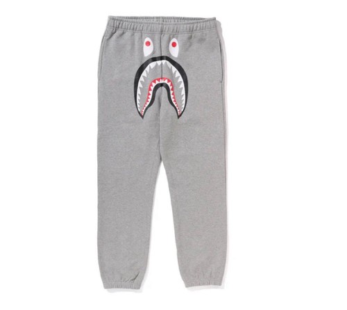 A BATHING APE Shark Sweatpants Grey S - Picture 18 of 24