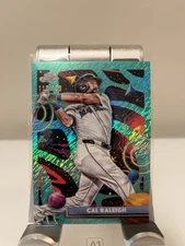 2025 Topps Cosmic Chrome - Cal Raleigh #6 Aqua Equinox Refractor /199