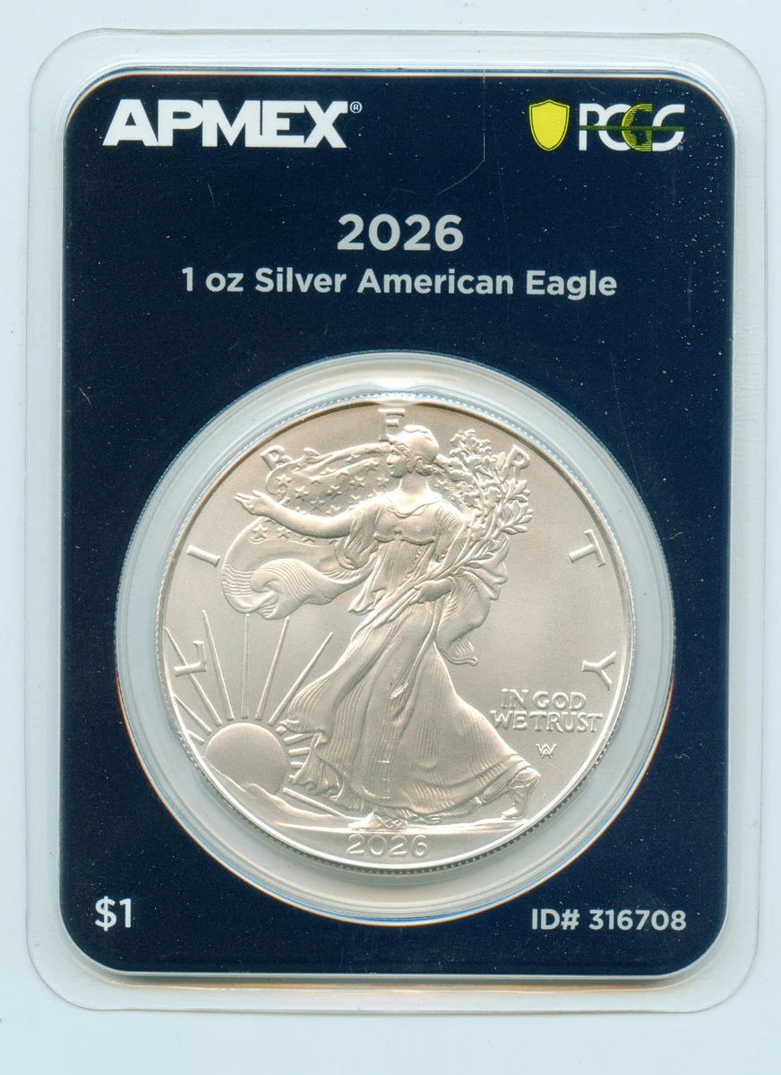 APMEX PCGS Certified Silver Bullions for sale | eBay