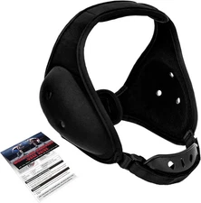 Wrestling Headgear, Youth M (18 1/2" - 21 1/4"), Black 