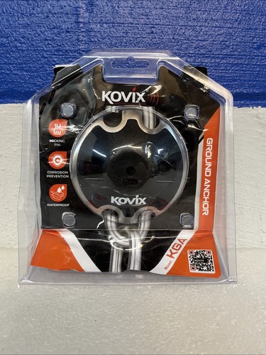 KOVIX KGA Motorcycle Locking Wall Or Ground Anchor Black Used Works Perfectly