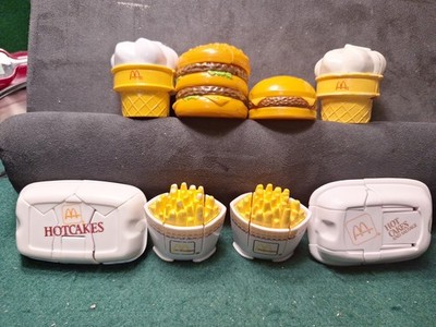 Vintage McDonald's Transformers Big Mac,Ice Cream Cone,Fry, Hamburger, Hotcakes