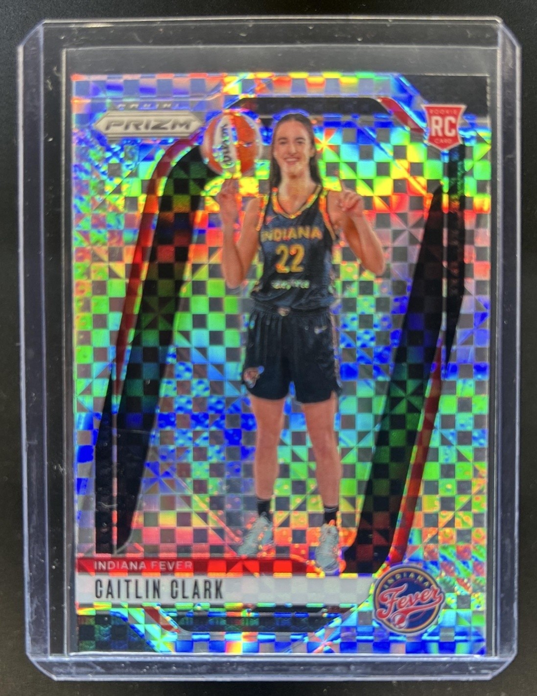 2024 Panini WNBA Prizm Caitlin Clark RC Checkerboard Rookie #145 Fever