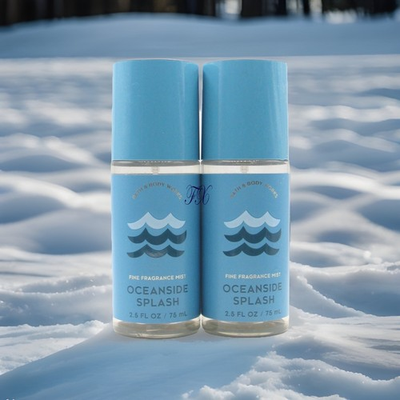 #ad BATH amp; BODY WORKS OCEANSIDE SPLASH FRAGRANCE MIST 2.5 OZ LOT OF 2 PCS $23.95