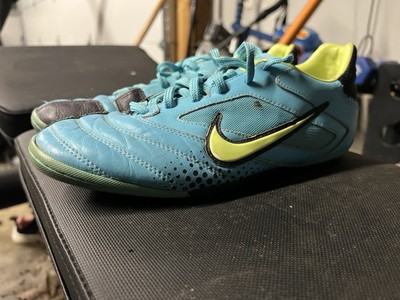 Nike 5 Elastico Pro IC Indoor Soccer Shoes Mens 7.5 Blue Black 415121