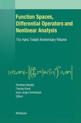 FUNCTION SPACES, DIFFERENTIAL OPERATORS AND NONLINEAR By Dorothee Haroske NEW