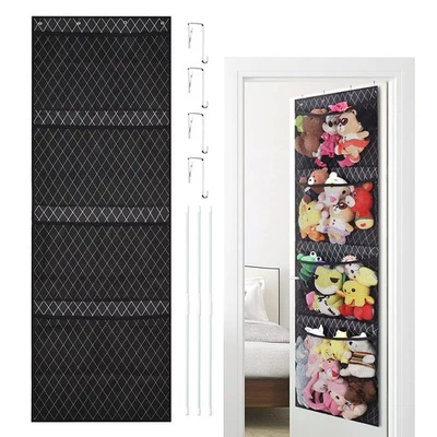 VISATOR Over Door Storage Teddy Hammock Toy Storage Net Soft Toy Hammock For Stuffed