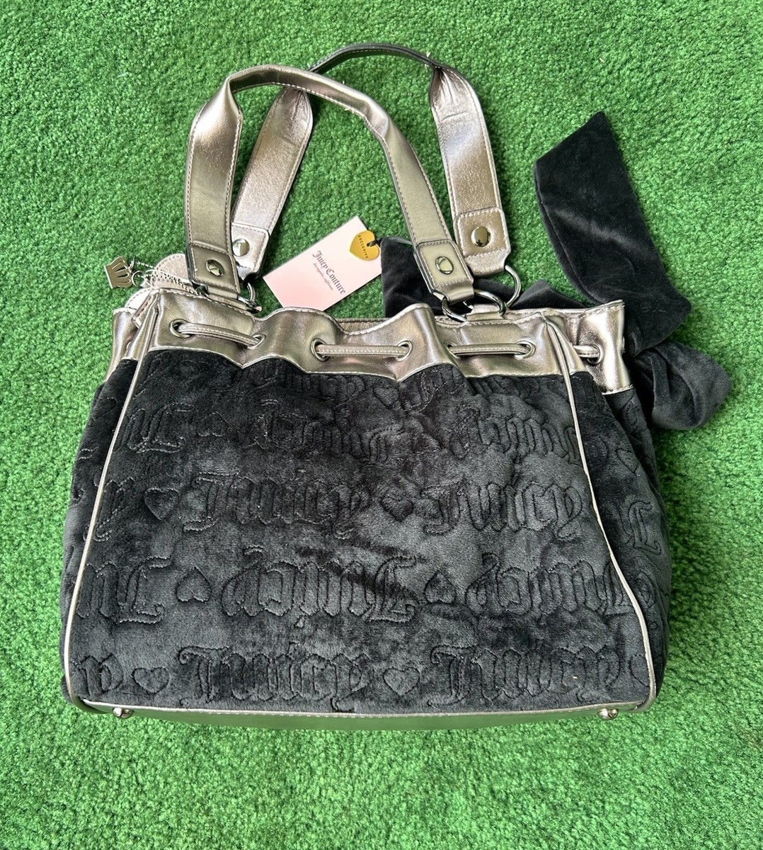 Vintage Dreams Juicy Couture Daydreamer Tote Bag Purse Liquorice