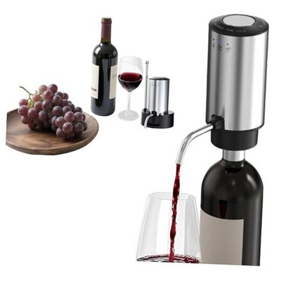 Rechargeable Wine aerator Electric Wine Decanter, Automatic Wine Silver