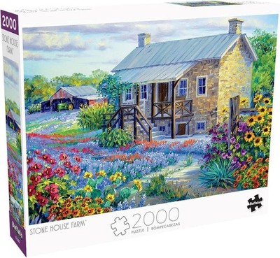 Buffalo Games jigsaw puzzle;  Stone House Farm;  2000 pcs