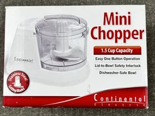 Mini Chopper 1.5cup Capacity by Continental