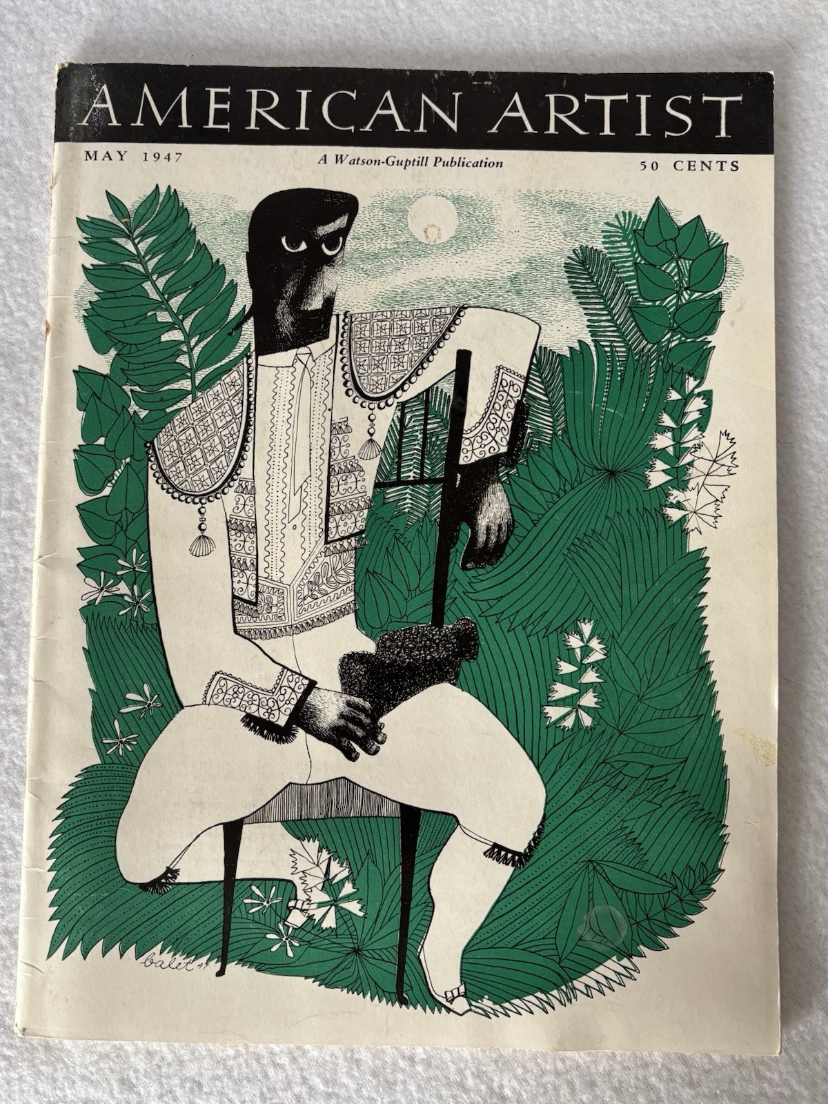 American Artist Magazine May 1947 In Good Condition No Rips