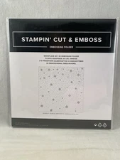 SNOWFLAKE SKY 3D Embossing Folder Stampin Up Snow Winter New A24