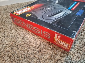 Sega Genesis Model 2 Console Complete in Box CIB CLEAN STUFF TESTED WORKING