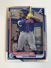 2024 Bowman Baseball Prospects #BP-21 - Isaiah Drake - Atlanta Braves