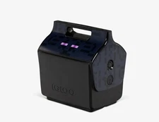Minecraft Enderman Playmate 7 Qt Igloo Cooler Black NWT