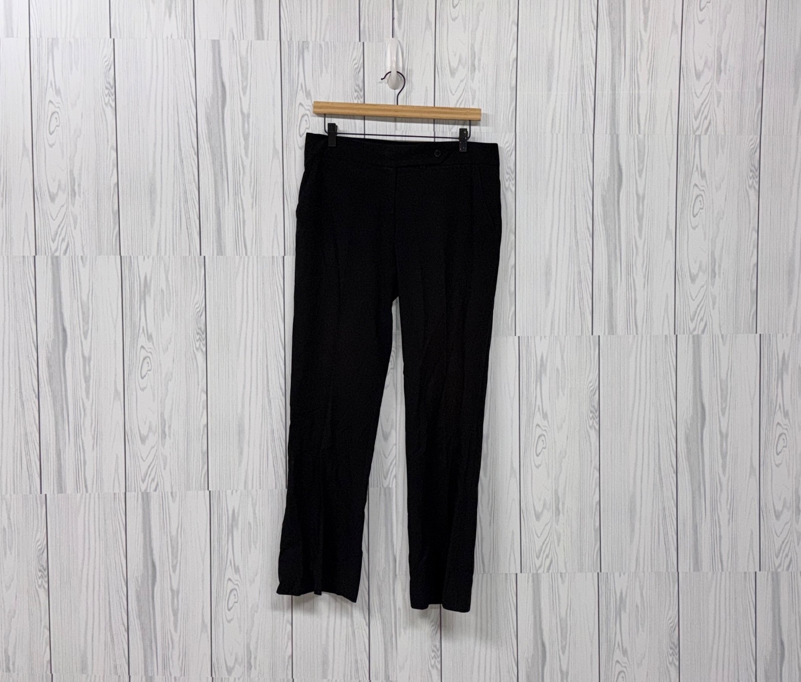 Calvin Klein dress pants womens size 8 solid black bootcut modern fit