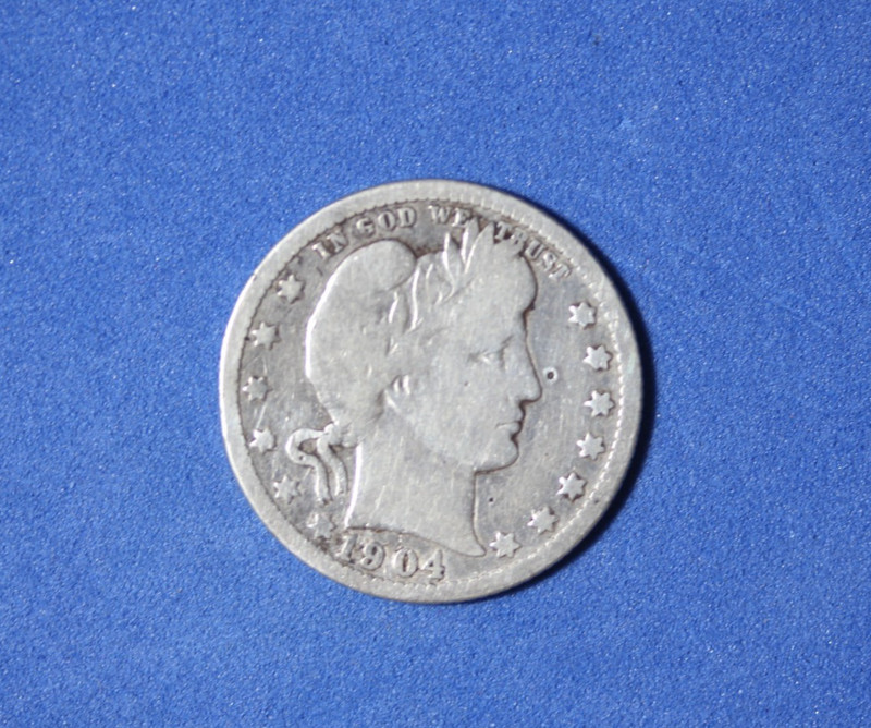 1904-O Barber Quarter #P29937