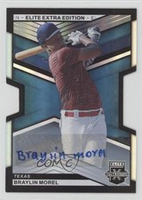 2023 Panini Elite Extra Edition Signatures Die-Cut /399 Braylin Morel Auto w5b