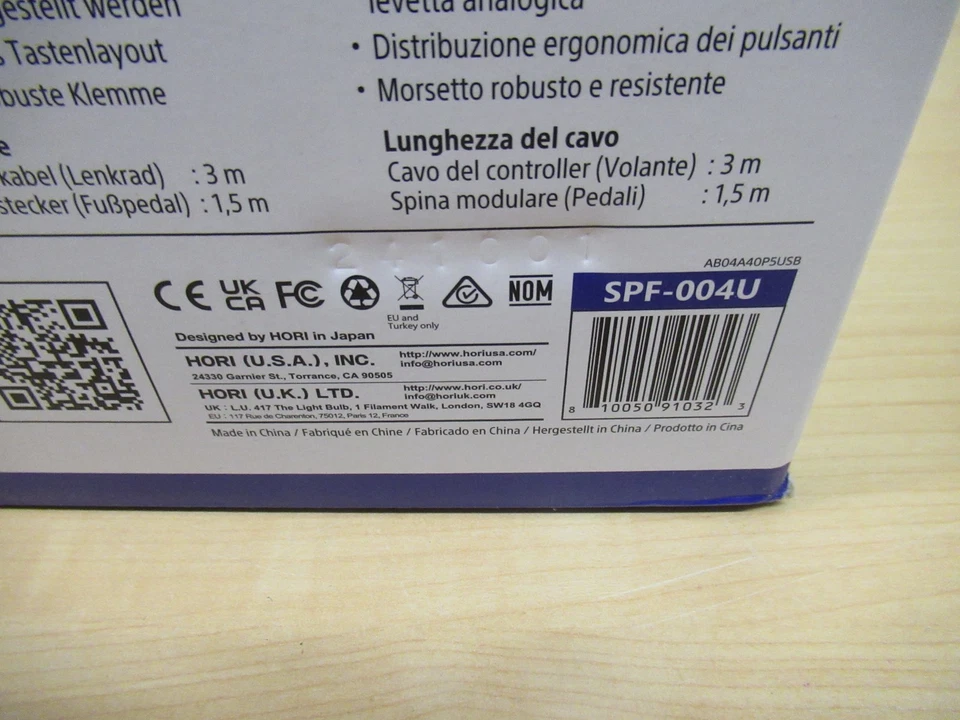 Hori PlayStation PS4 PC PS5 RWA Racing Wheel APEX Gaming Lenkrad SPF-004U - Bild 4 von 4