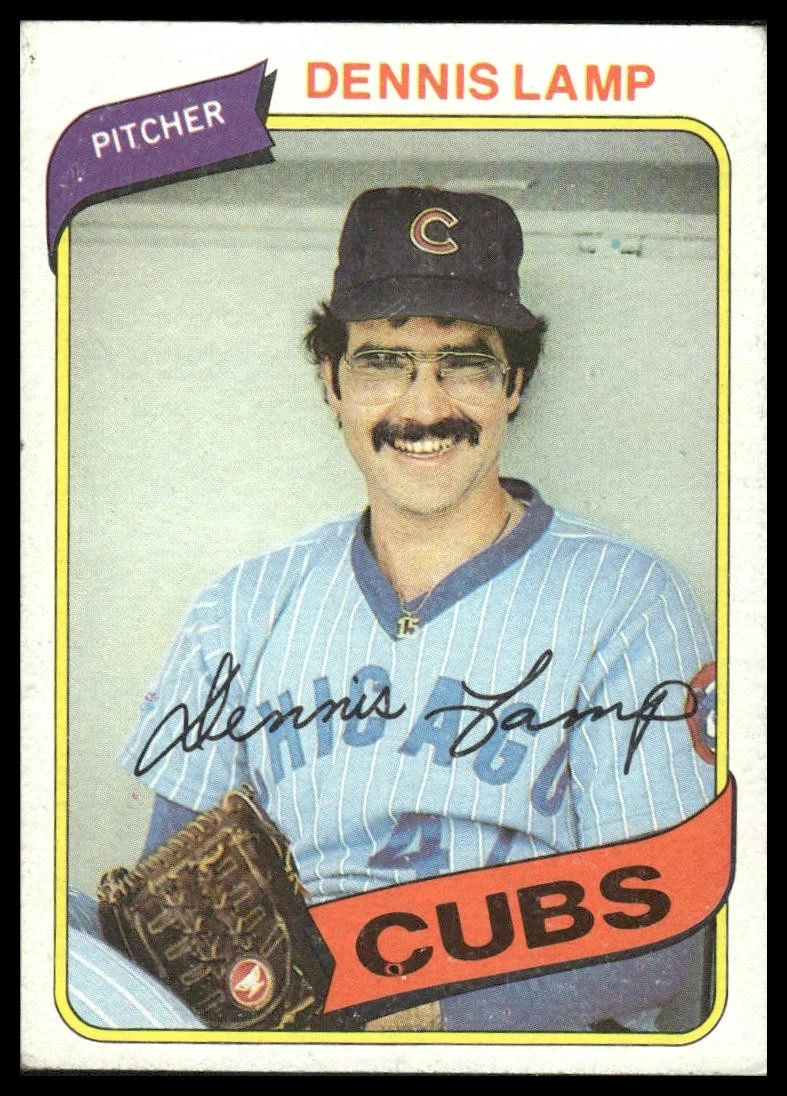 1980 Topps #54 Dennis Lamp Chicago Cubs