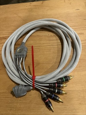 Psyclone AV Audio Video Cable For Sony Playstation 2 PS2 - Length 12' - Gray