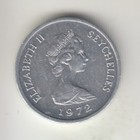 1972 Seychelles cent, 1-year FAO type, Elizabeth II, UNC, KM-17 (SE10) — photo 6