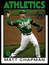 2021 Topps #86B-74 Matt Chapman 1986 Topps Baseball 35th Anniversary 