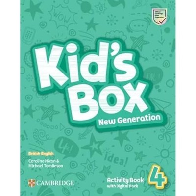 Kid's Box New Generation Level 4 Activity Book with Digital Pack British Englis