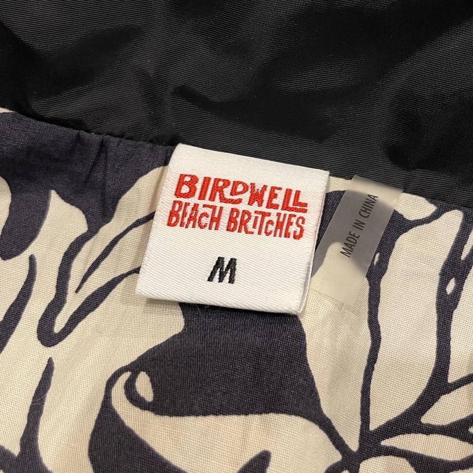 Birdwell Beach Britches Coach’s Jacket Mens M Floral Lined Windbreaker Logo - Image 2 of 4