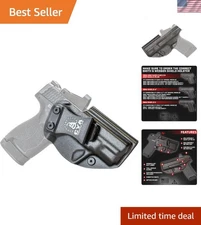 Black Optics Ready IWB Holster for S&W M&P Shield - Custom Fit,  Boltaron