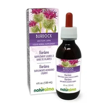Naturalma Burdock Arctium lappa Root and herb Alcohol-Free Tincture - 4 fl oz...