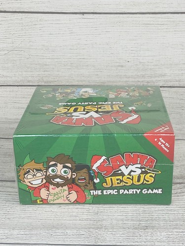 Santa VS Jesus The Epic Party Game New Free Shipping 4-16 Players Ages 15+ - Picture 4 of 8