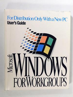 1993 Microsoft Windows Ver 3.1 for Work Group Add-On & Users Guide