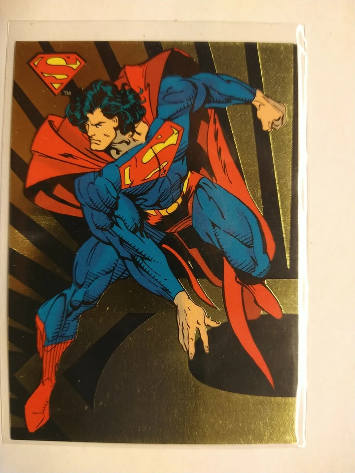 1993 DC Skybox Gold Foil The Return Of Superman Complete set. SP1 SP2 SP3 SP4 M - Image 3 of 4