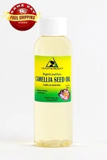 CAMELLIA SEED OIL REFINED ORGANIC CARRIER PREMIUM COLD PRESSED 100% PURE 2 OZ
