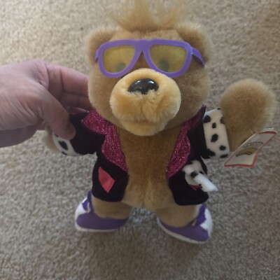 Vintage Applause 1980's Nabisco Brand  11'' Teddy Grahams Bear Plush Animal New