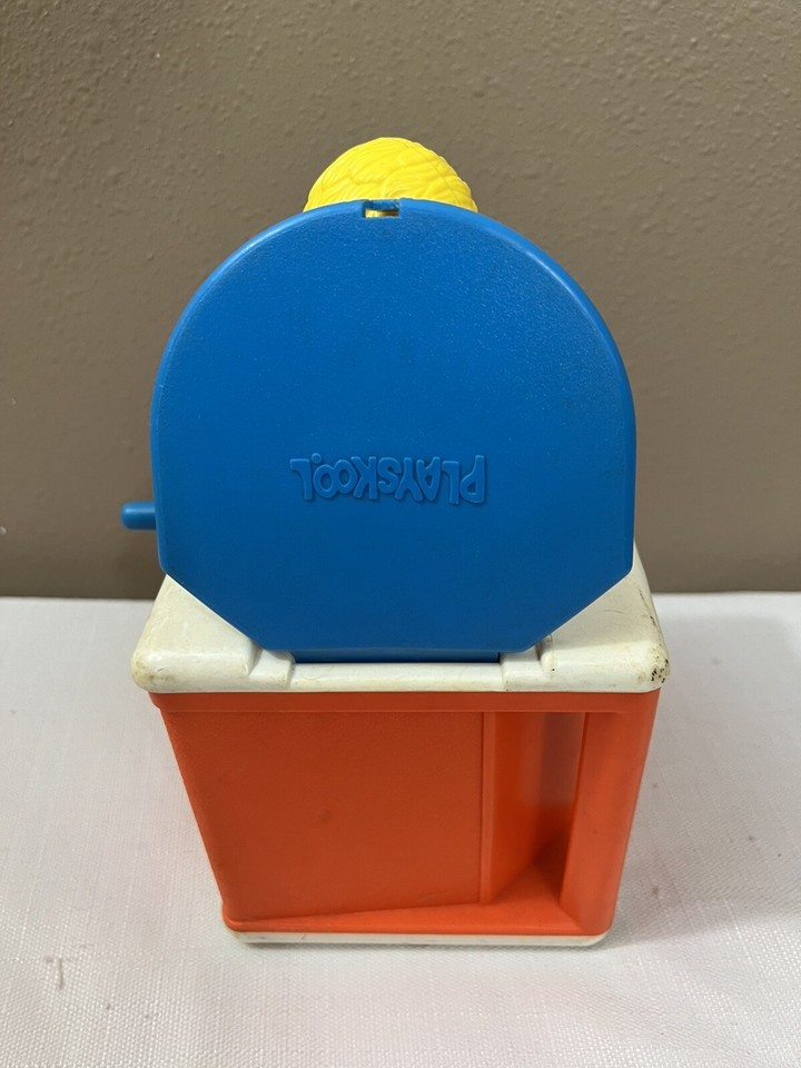 Vintage 1985 Sesame Street Big Bird Jack In The Box Playskool eBay
