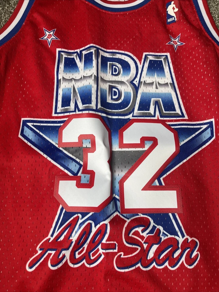 Nueva Camiseta Mitchell & Ness 1991 Earvin Johnson All Star 32 Magic Johnson Talla L Foto 3 de 4