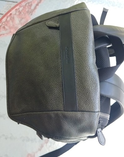 Coach F56543 LARGE Trek Terrain Silver Crackle Leather Backpack - Picture 11 of 15