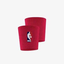Nike NBA Elite Wristbands Red Wrist Bands Sweatbands PAC423-654 Adult Unisex