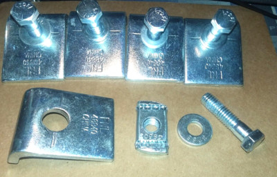 Lot of (5) 3/8''-16 Nuts No Spring for Unistrut Channel 48603 w/FNL  Clamp 48840