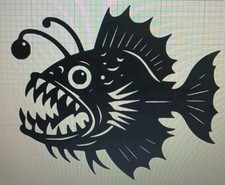 Angler Fish Sea Ocean Decal