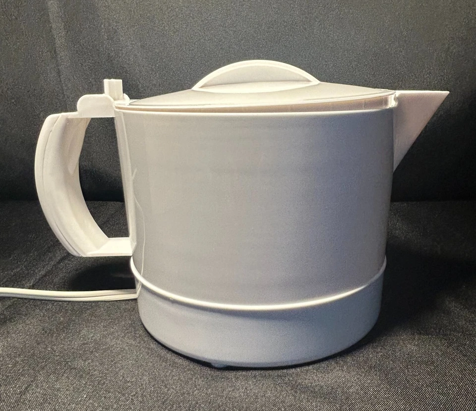 Sunbeam Hot Pot Express Eléctrico Abatible Top Ajustable Calor Blanco 32 OZ Funciona, Caja Foto 3 de 4