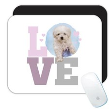 Gift Mousepad : Love Poodle Dog Puppy Pet Animal Cute Canine Pets Dogs