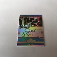 2020 Panini Plates and Patches Leaps & Bounds DJ Moore Red Auto 01/10
