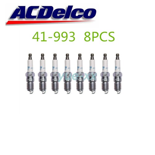 8PCS 41993 IRIDIUM SPARK PLUGS AC DELCO 19256067 For Chevy Tahoe GMC